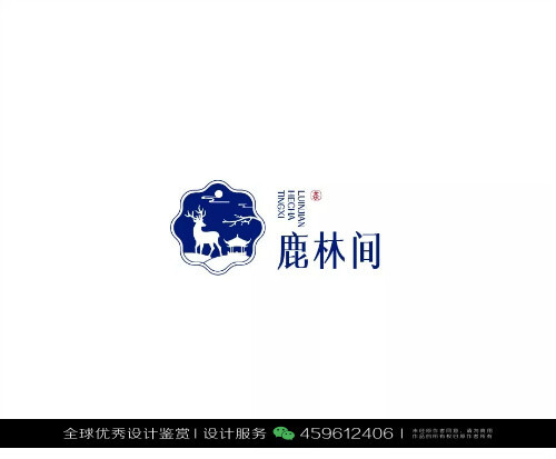 鹿 动物 LOGO设计标志品牌设计作品欣赏 (114)