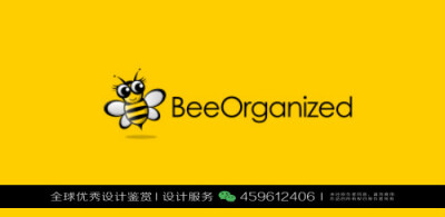 蜜蜂 昆虫 LOGO设计标志品牌设计作品欣赏 (126)