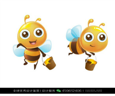 蜜蜂 昆虫 LOGO设计标志品牌设计作品欣赏 (131)