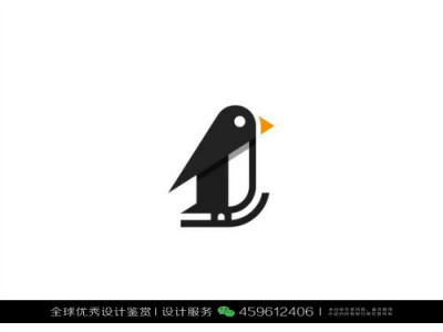 企鹅 动物 LOGO设计标志品牌设计作品欣赏 (98)