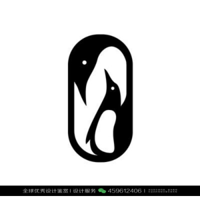 企鹅 动物 LOGO设计标志品牌设计作品欣赏 (99)