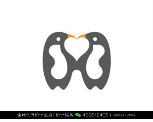 企鹅 动物 LOGO设计标志品牌设计作品欣赏 (105)