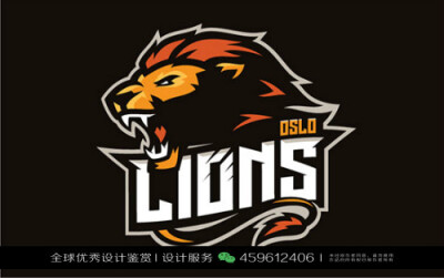 狮子 动物 LOGO设计标志品牌设计作品欣赏 (324)