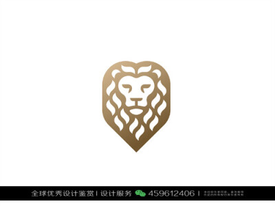 狮子 动物 LOGO设计标志品牌设计作品欣赏 (333)