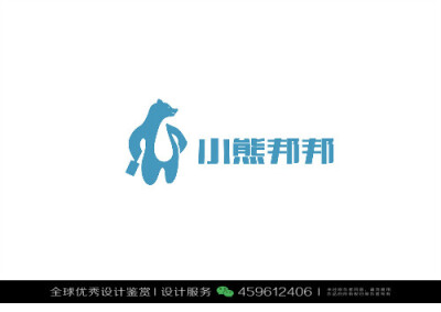 狗熊 棕熊 灰熊 动物 LOGO设计标志品牌设计作品欣赏 (174)