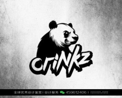 熊猫 动物 LOGO设计标志品牌设计作品欣赏 (99)