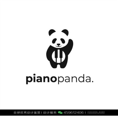 熊猫 动物 LOGO设计标志品牌设计作品欣赏 (107)