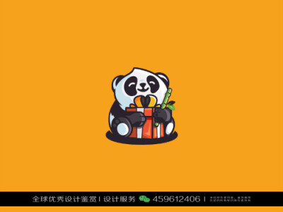 熊猫 动物 LOGO设计标志品牌设计作品欣赏 (122)