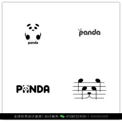 熊猫 动物 LOGO设计标志品牌设计作品欣赏 (132)