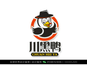 鸭 动物 LOGO设计标志品牌设计作品欣赏 