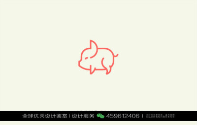 猪 动物 LOGO设计标志品牌设计作品欣赏 (52)