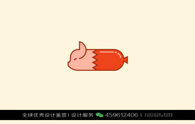 猪 动物 LOGO设计标志品牌设计作品欣赏 (57)