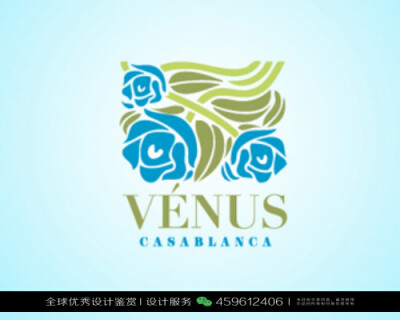 花朵 LOGO设计标志品牌设计作品欣赏 (71)