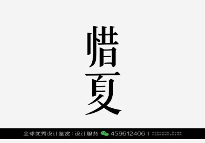 字体设计汉字中文优秀LOGO设计标志品牌设计作品 (967)