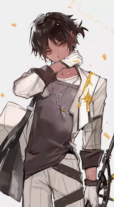 #明日方舟# 棘刺！博士绝赞攀岩中
画师lof：秋心立日