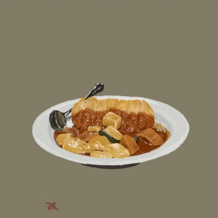 
ins: jlil.ho插画师
美食手绘插画，香蕉汉堡蛋糕饺子，串串