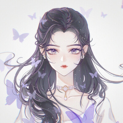 【半次元  画师（木茬mucha）】 女头（六月）