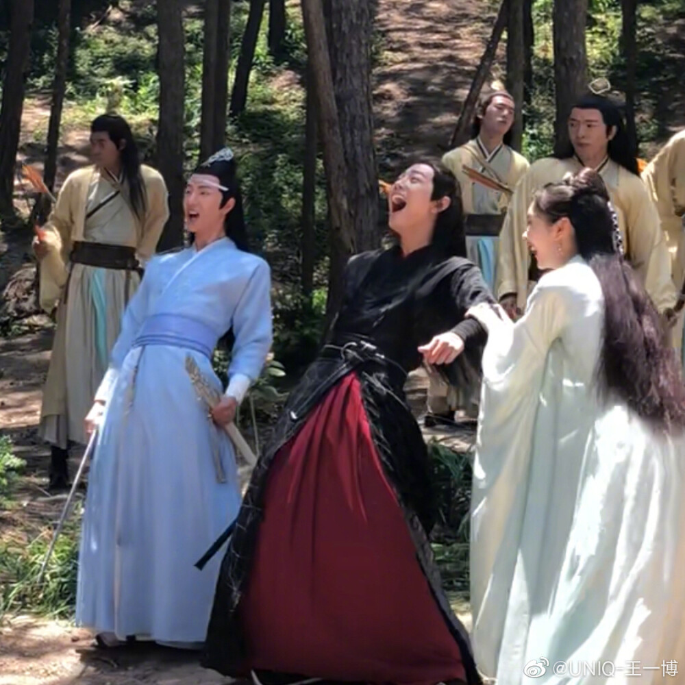 肖战 王一博 博君一肖 战山为王 连琑反应