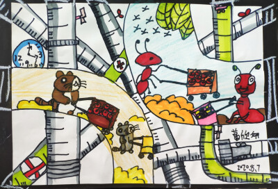 创意美术 儿童画 备课素材收集 暑假