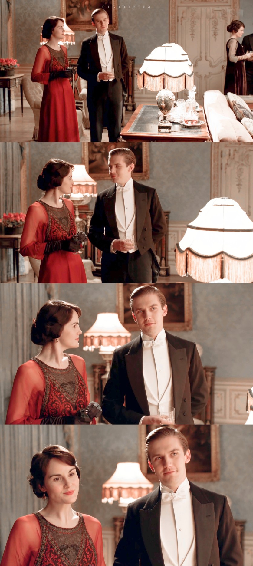 唐顿庄园 Downton Abbey
Mary & Matthew Crawley
[weibo@Silhouetea]