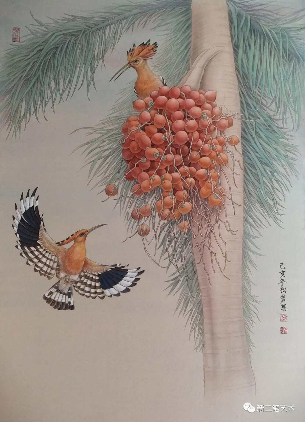 陈松岩老师工笔