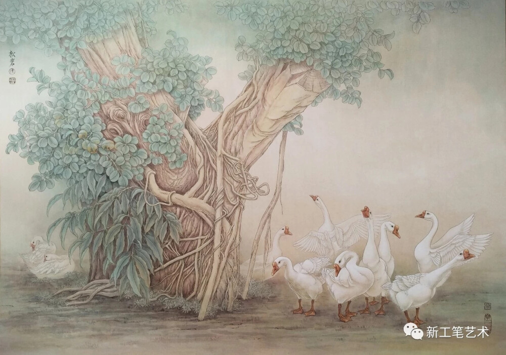 陈松岩老师工笔