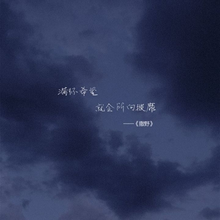 撒野.『侵删』