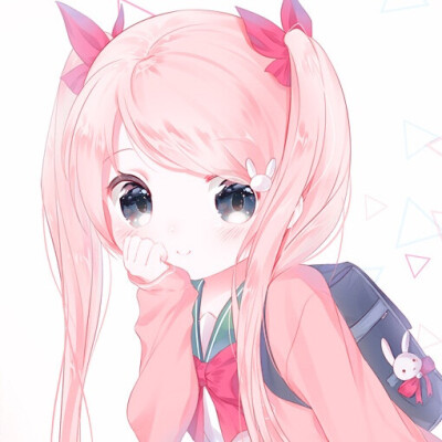 粉色女头动漫