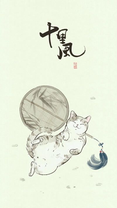 猫猫插画壁纸