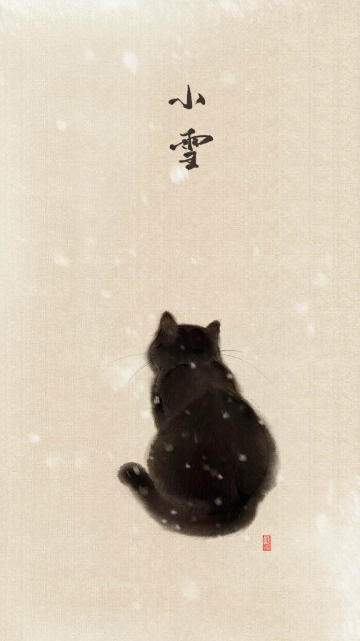 猫猫插画壁纸