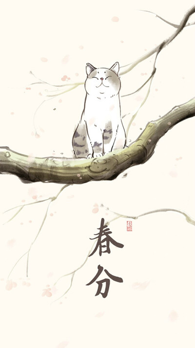 猫猫插画壁纸