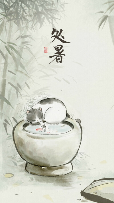 猫猫插画壁纸