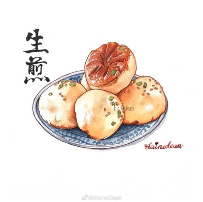 美食插画