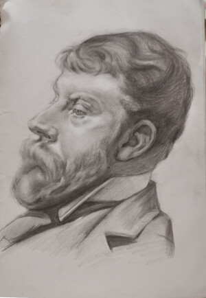 素描人头练习