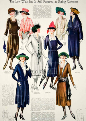 中世纪女子服装 服饰