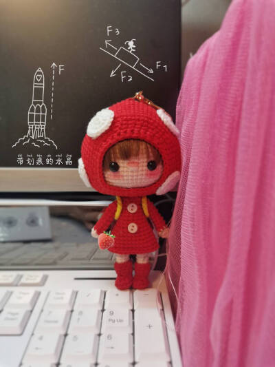 钩针玩偶娃娃挂件
棒棒哒！！