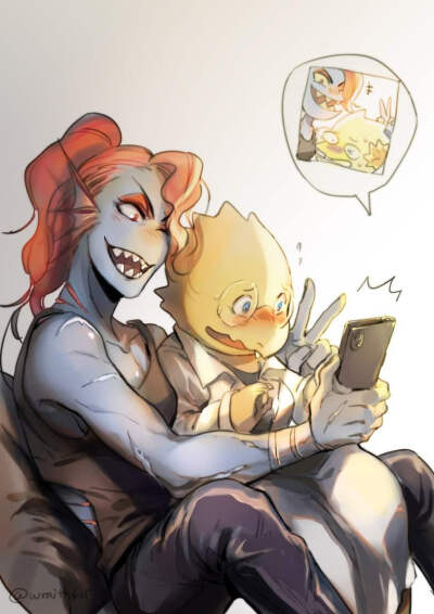 ［传说之下undertale］undyne和alphys