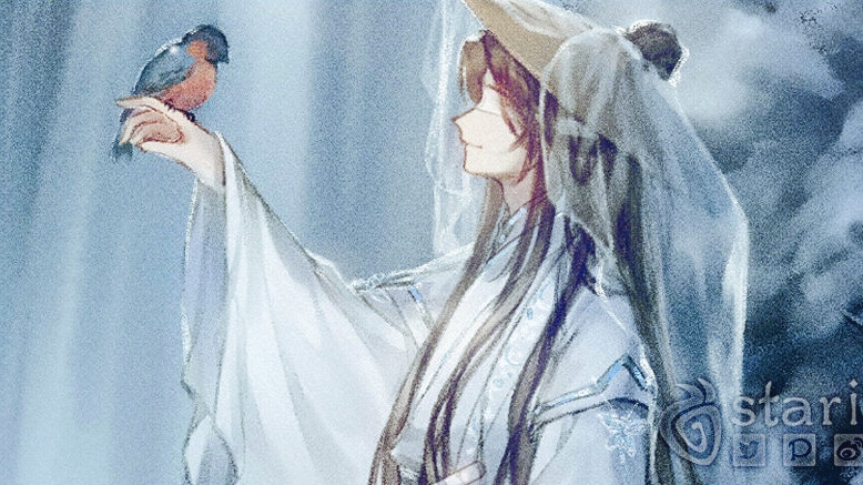 《二哈和他的白猫师尊》师昧
“弟子师昧，恭送师尊。江湖道远，师尊，一路保重。”