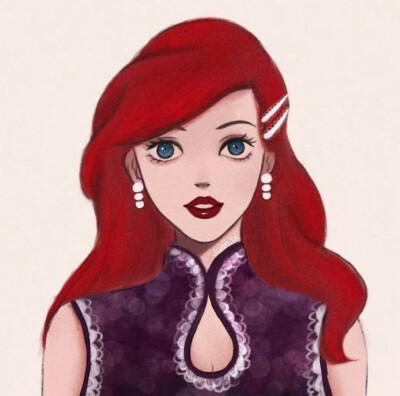 当公主穿上旗袍