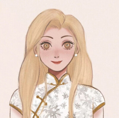 当公主穿上旗袍