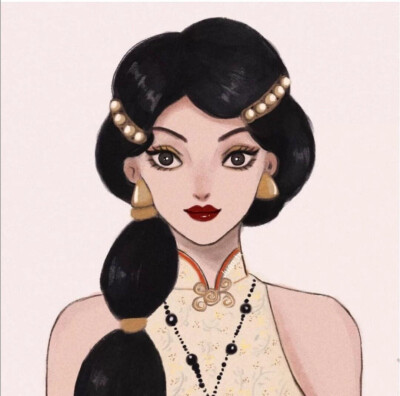 当公主穿上旗袍