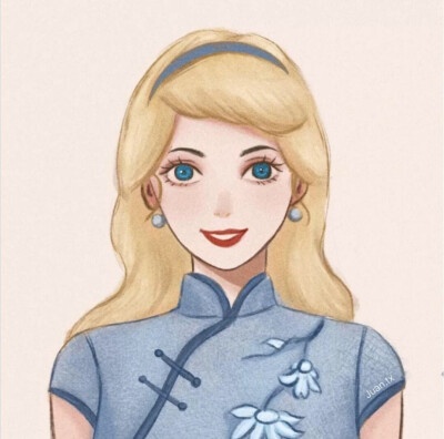 当公主穿上旗袍