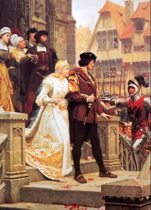 《军队在召唤》(Call to Arms)
画家：Edmund Blair Leighton (English,1852.9.21~1922.9.1)