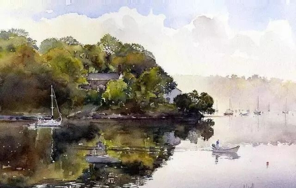 玛格丽特·玛丽 Margaret Merry 油画风景大海帆船城市街道乡村庭院田野公园动物 夏天的颜色 详细介绍请关注新浪微博@西画热 你我暮年，闲坐庭院，云卷云舒听雨声，星密星稀赏月影，花开花落忆江南，你话往时，我画往事。新浪微博同名@国画热 @电影热 求关注o ^_-