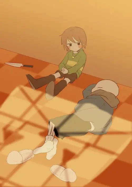 ［传说之下］sans和chara