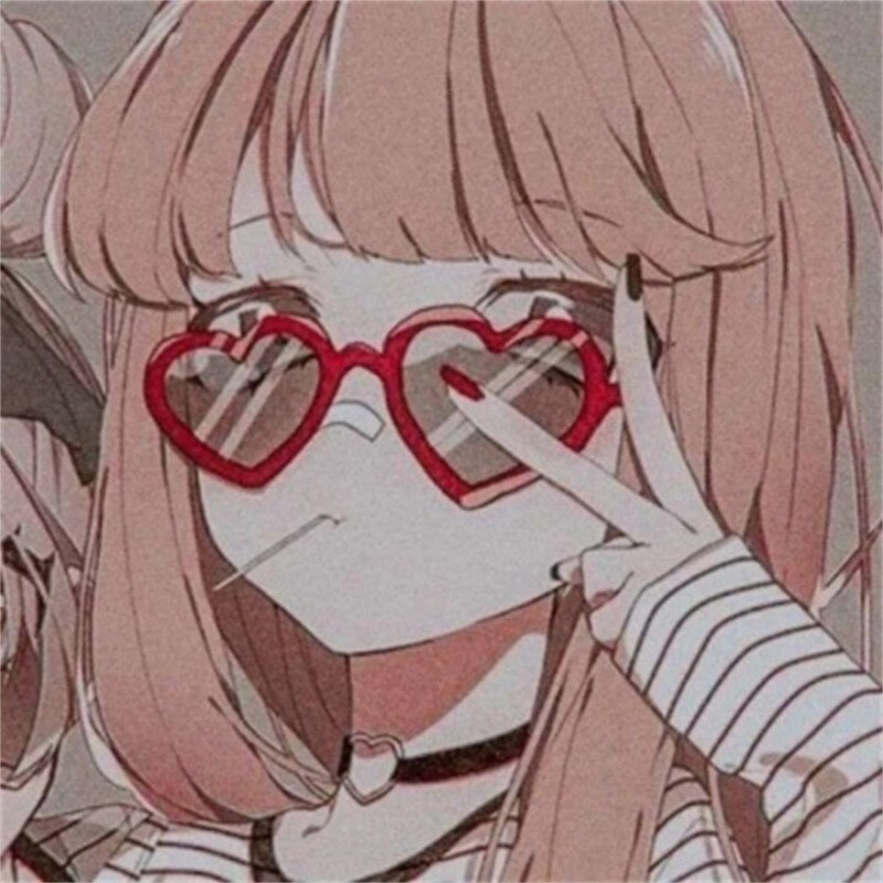 黄发动漫女生头像