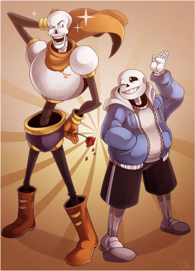 ［传说之下］骨兄弟sans和papyrus