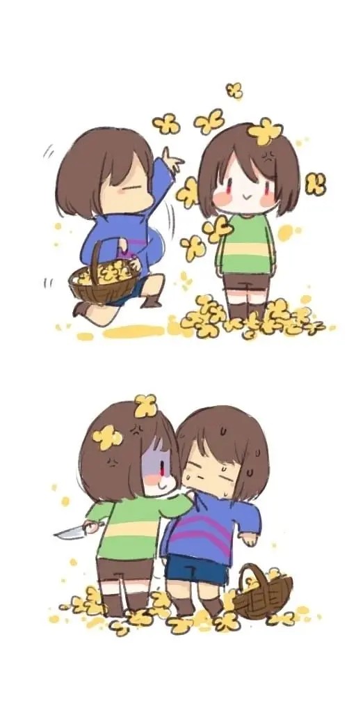 ［传说之下］chara和frisk