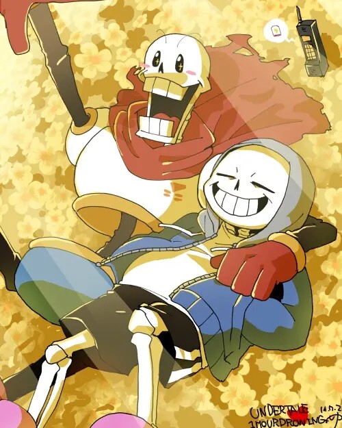 ［传说之下］骨兄弟sans和papyrus