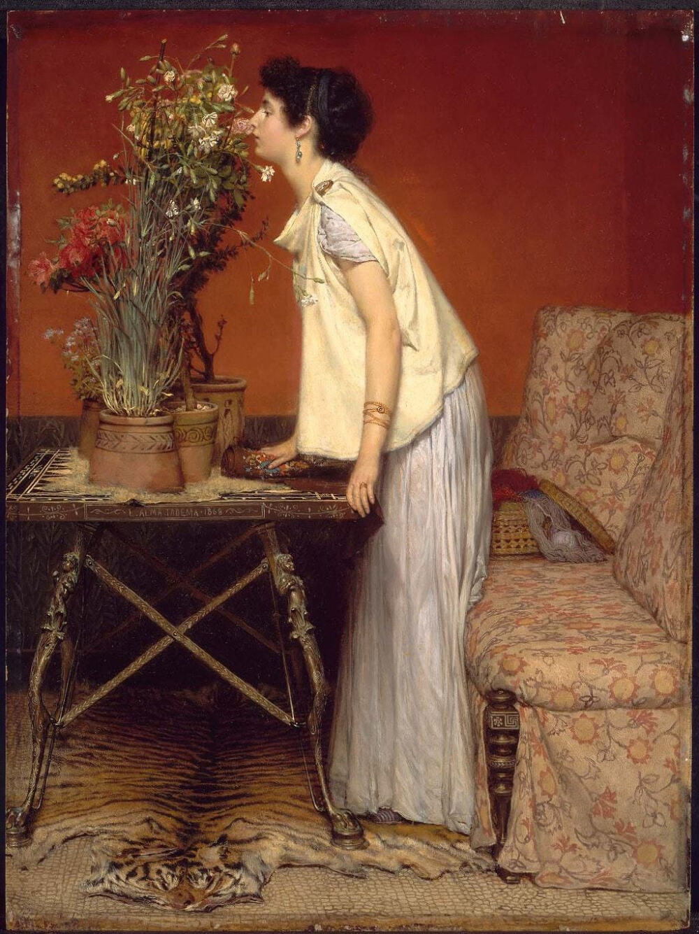 Sir Lawrence Alma-Tadema / 劳伦斯爵士·阿尔玛·塔德玛 [荷][英] (1836-1912)
1868，油画
拉斐尔前派 (Pre-Raphaelite)
美国 波士顿美术馆 (Museum of Fine Arts) ​